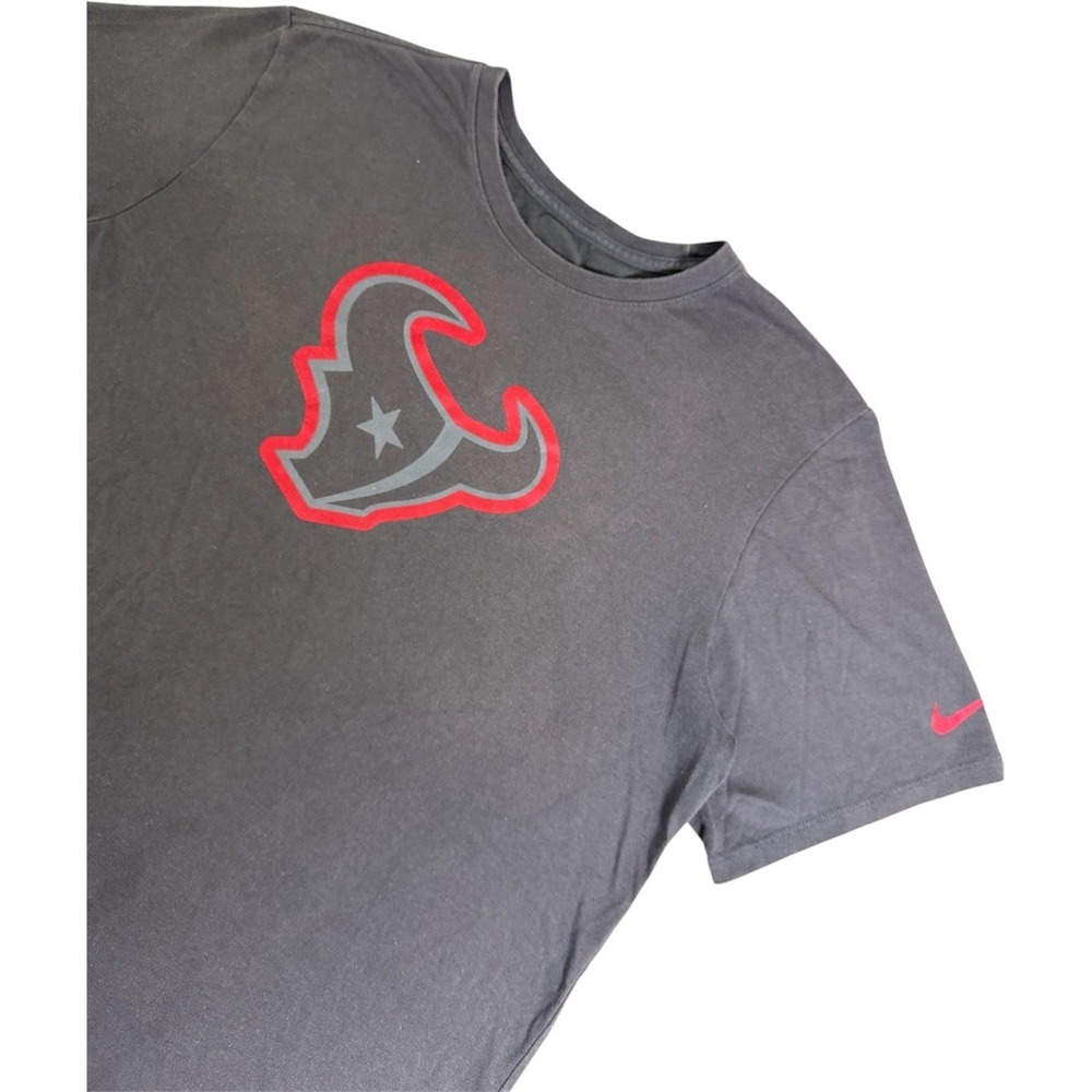 Nike Houston Texans Dri-FIT T Shirt Mens XL Gray NFL Football Athletic Tee